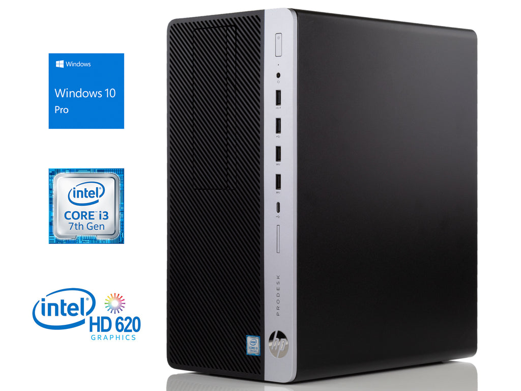 HP ProDesk 600 G3 Desktop, i3-7100 3.9GHz, 32GB RAM, 256GB SSD, Win10Pro