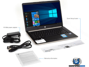 HP 14.0" HD Notebook, i3-7100U 2.4GHz, 16GB DDR4, 512GB SSD, W10H