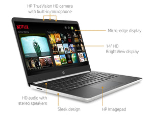 HP 14" HD Laptop, i5-1035G4, 32GB RAM, 512GB SSD, Windows 10 Home