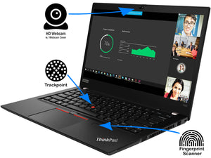Lenovo ThinkPad T490, 14" FHD, i5-10210U, 24GB RAM, 4TB SSD, Windows 10 Pro