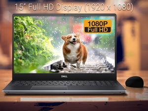 Dell 15 7590, 15" FHD, i7-9750H, 8GB RAM, 128GB SSD +1TB HDD, GTX 1050, Win10P