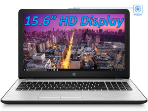 HP 15 Laptop, 15.6" SVA BrightView HD, i3-7100U 2.4GHz, 16GB RAM, 128GB SSD, Win10Pro