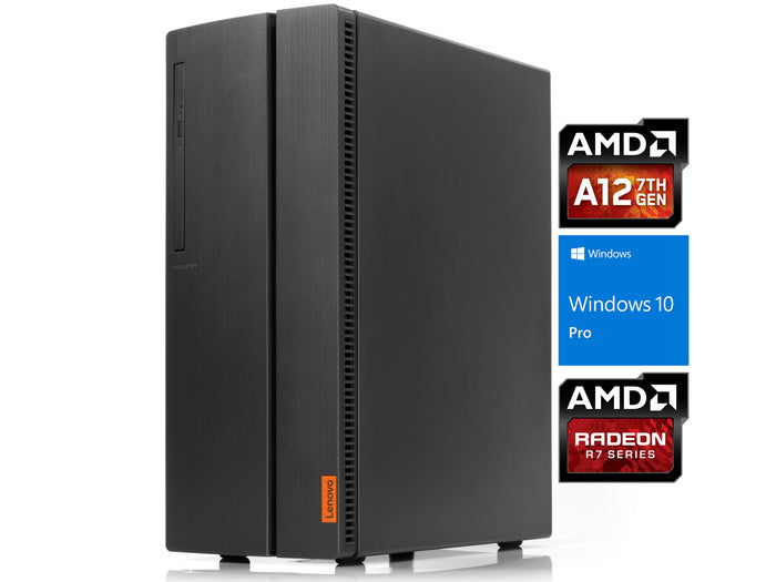 Lenovo IdeaCentre 510A Desktop, A12-9800, 8GB RAM, 1TB SSD+1TB HDD, Win10Pro