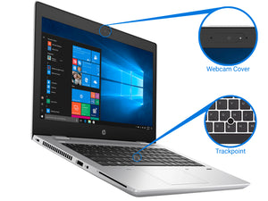 HP ProBook 640 G4, 14" HD, i5-7300U, 8GB RAM, 512GB SSD, Windows 10 Pro