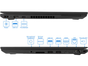 Refurbished Lenovo ThinkPad T570 15.6" IPS FHD i5-6300U 16GB RAM 512GB SSD Backlit Win 10Pro