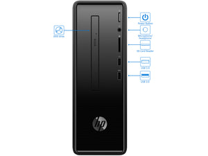 Refurbished HP Slimline 290 Desktop, i3-8100, 4GB RAM, 512GB SSD, Windows 10 Pro