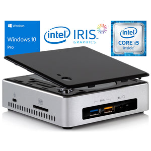 Intel NUC6i5SYK, i5-6260U, 8GB RAM, 256GB NVMe SSD, Windows 10 Pro