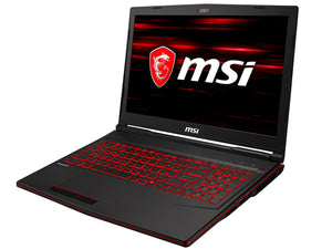 MSI GL63, 15" FHD, i7-8750H, 32GB RAM, 1TB SSD, GTX 1050, Win 10 Pro