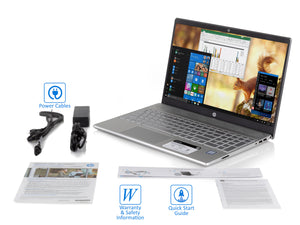 HP Pavilion 15 Laptop, 15.6" HD Touch, i5-8250U, 32GB RAM, 2TB NVMe SSD+1TB HDD, Win10Pro