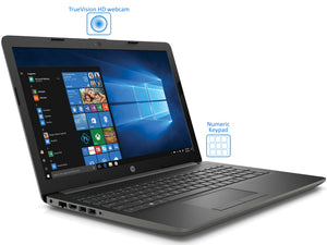 Refurbished HP 15.6" HD Laptop, i7-8550U, 8GB RAM, 128GB SSD, Windows 10 Pro