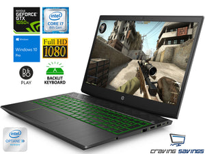 Hp pavilion i7 online 16gb ram gtx 1050