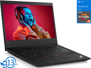 Lenovo ThinkPad E495, 14" FHD, Ryzen 5 3500U, 16GB RAM, 512GB SSD, Windows 10Pro