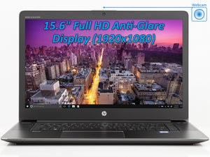 HP ZBook 15 G3 Laptop, 15.6" FHD, i7-6820HQ, 16GB RAM, 1TB NVMe SSD, Quadro M1000M, Win10Pro