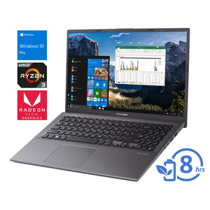 ASUS VivoBook F512DA, 15" FHD, R3 3200U, 8GB RAM, 2TB SSD, Windows 10 Pro