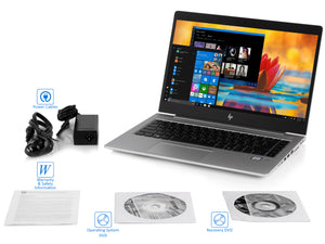HP EliteBook 840 G5 Laptop, 14" IPS FHD, i5-7200U, 8GB RAM, 512GB NVMe SSD, Win10Pro