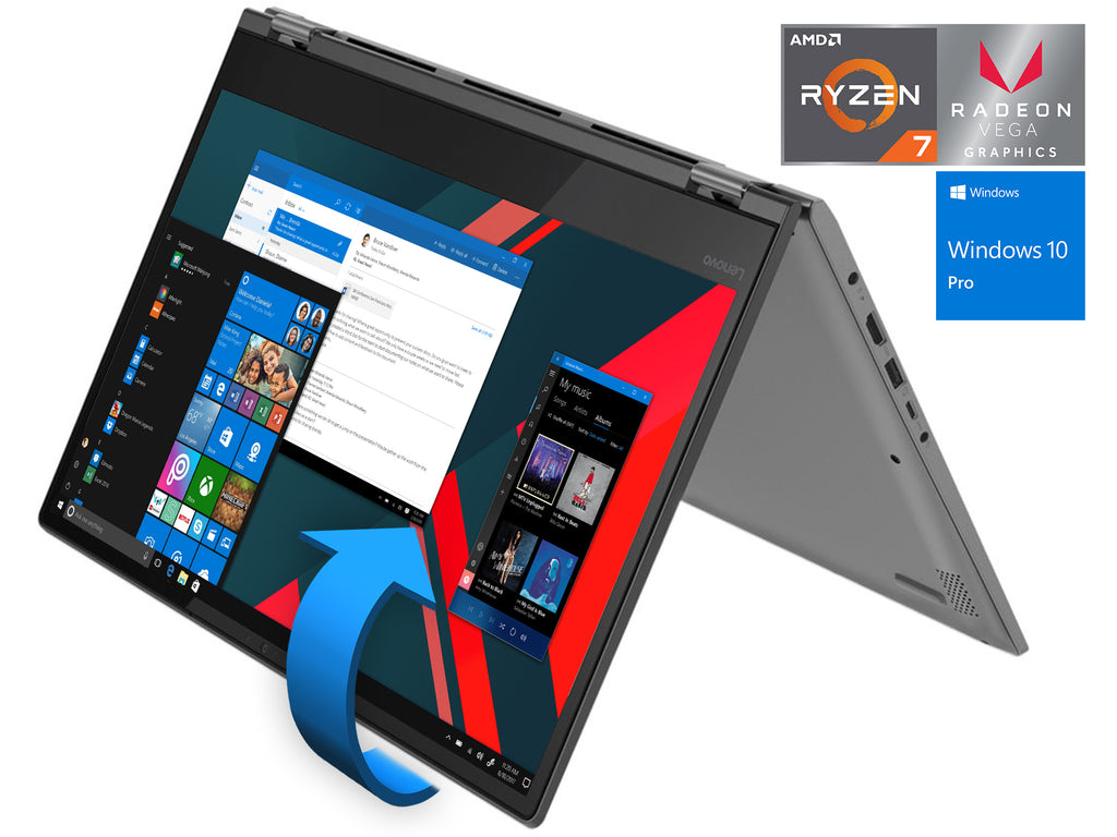 Lenovo FLEX 6 2-in-1 Laptop, 14" IPS FHD Touch, 7 2700U, 8GB RAM, 256GB NVMe SSD, Win10Pro