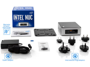 NUC5CPYH Mini Desktop/HTPC, Celeron N3050, 4GB RAM, 128GB SSD, Win10Pro