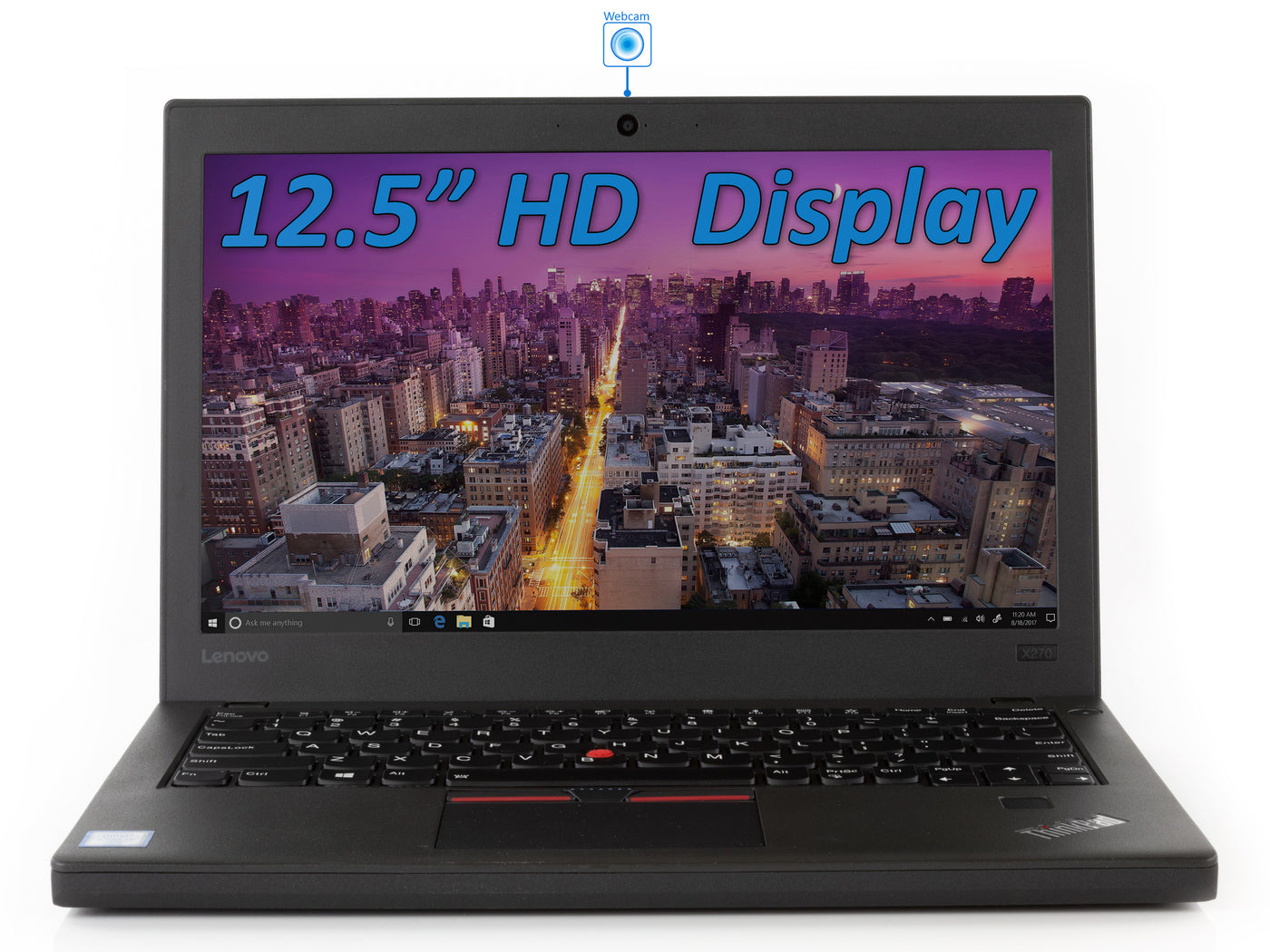 Lenovo ThinkPad X270 Laptop, 12.5