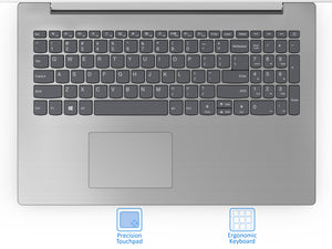 Lenovo IdeaPad 330 15" HD Laptop, i3-8130U, 4GB RAM, 128GB SSD, Windows 10 Home