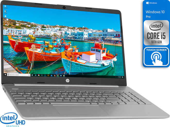 HP 15, 15" HD Touch, i5-1035G1, 8GB RAM, 128GB SSD, Windows 10 Pro