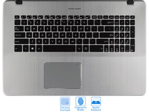 ASUS VivoBook 17" i7-8565U 32GB RAM 2TB SSD NVMe + 2TB HDD GTX 1050 Win 10 Pro