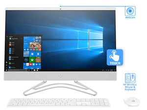 HP Pavilion 24" FHD AIO Touch PC, i3-8100T 3.1GHz, 8GB RAM, 512GB SSD, Win10Pro