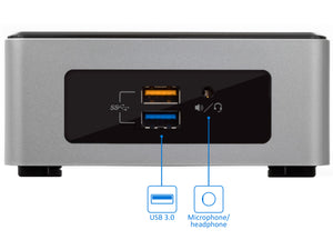 NUC5CPYH Mini Desktop/HTPC, Celeron N3050, 4GB RAM, 1TB HDD, Win7Pro