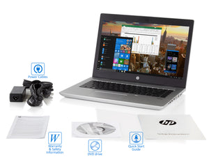 HP ProBook 645 G4 Laptop, 14" HD, Ryzen 7 2700U, 8GB RAM, 512GB SSD, Radeon RX Vega 10, Win10Pro