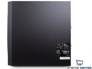 Acer Aspire TC Series Destop, i3-8100 3.6GHz, 4GB RAM, 256GB SSD+1TB HDD, Win10Pro
