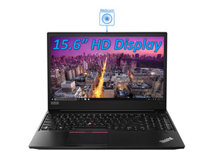 Lenovo ThinkPad E590 Laptop, 15.6" HD, i5-8265U, 8GB RAM, 256GB NVMe SSD+1TB HDD, Win10Pro