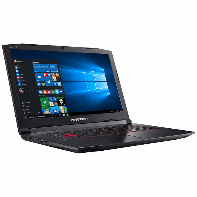 Acer Predator Helios 300 17.3" FHD IPS Laptop, i7-7700HQ, 16GB RAM, 2TB SSD, GTX 1060, Win10Pro