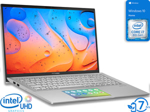 ASUS VivoBook S15, 15" FHD, i7-8565U, 20GB RAM, 256GB SSD, Windows 10 Home