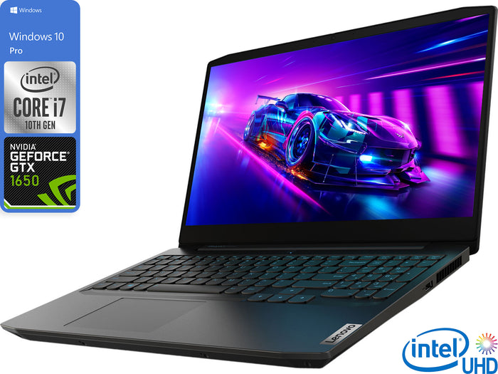 Lenovo 3i, 15" FHD, i7-10750H, 16GB RAM, 256GB SSD+500GB HDD, GTX 1650, Win10Pro