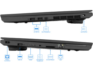 Lenovo ThinkPad P50s Laptop, 15.6" IPS FHD Touch, i7-6600U, Quadro M500M, 32GB RAM, 1TB SSD, W10P
