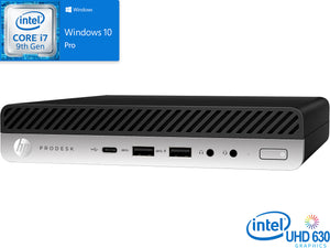 HP ProDesk 600 G5, i7-9700T, 32GB RAM, 1TB SSD, Windows 10 Pro