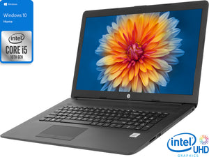 HP 17, 17" HD+, i5-1035G1, 16GB RAM, 256GB SSD, DVDRW, Windows 10 Home