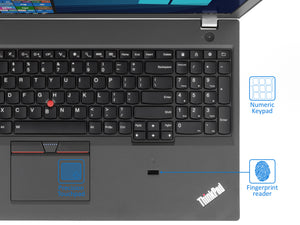 Lenovo ThinkPad P50s Laptop, 15.6" IPS FHD Touch, i7-6600U, Quadro M500M, 32GB RAM, 1TB SSD, W10P