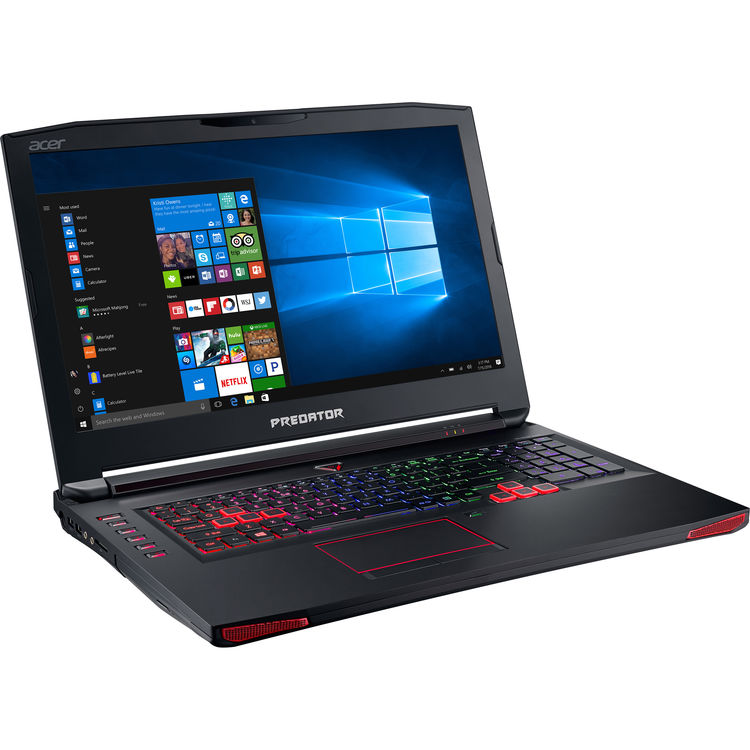 Acer Predator 17.3" IPS i7-6700HQ 16GB RAM 256GB SSD+1TB HDD GTX1070 8GB Win 10