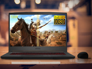MSI THIN GF65, 15" FHD, i7-9750H, 8GB RAM, 2TB SSD, RTX 2060, Windows 10 Home