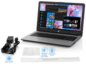 HP 15 Laptop, 15.6" SVA BrightView HD, i3-7100U 2.4GHz, 32GB RAM, 128GB SSD, Win10Pro