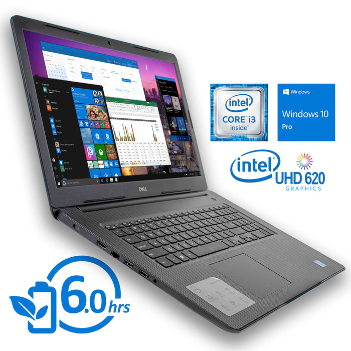 Dell 3781, 17" FHD, i3-7020U, 16GB RAM, 2TB SSD, Windows 10 Pro