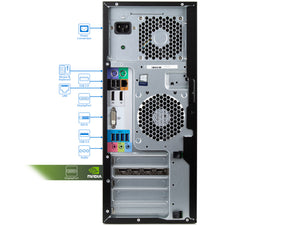 HP Workstation Z240 Tower Desktop, Xeon E3-1230 v5, 16GB RAM, 2TB SSD, Quadro P2000, Win10Pro