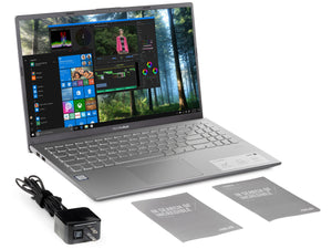 Refurbished ASUS VivoBook X512FA, 15" FHD, i7-8565U, 8GB RAM, 512GB SSD, Windows 10 Pro