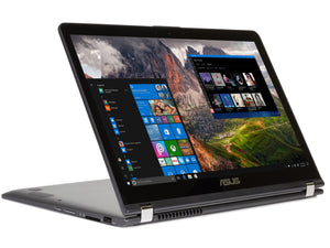 ASUS 2-in-1 Laptop, 15.6" FHD Touch, i7-8550U, 8GB RAM, 128GB NVMe SSD+1TB HDD, Win10Pro