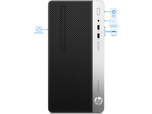 HP ProDesk 400 G4 Microtower Desktop, i5-7500, 8GB RAM, 512GB SSD+1TB HDD, Win10Pro