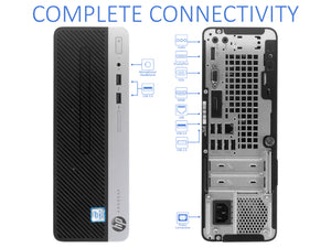 HP ProDesk 400 G6, i5-9500, 32GB RAM, 128GB SSD +500GB HDD, Windows 10 Pro