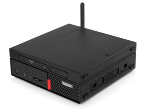 Refurbished Lenovo ThinkCentre M910q Mini PC, Intel Core i5-7500T Upto 3.3 GHz, 8GB RAM, 512GB SSD, DVDRW, DisplayPort, Wi-Fi, Bluetooth, Windows 10 Pro