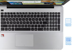 Asus X555QA 15.6" HD Laptop, A12-9720P, 16GB RAM, 512GB SSD, Win10Pro