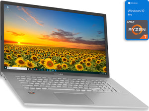 ASUS VivoBook X712DA, 17" FHD, Ryzen 7 3700U, 8GB RAM, 256GB SSD, Windows 10 Pro
