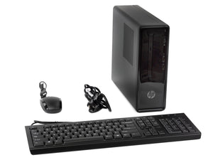 Refurbished HP Slimline 290 Desktop, Intel Celeron G4900 3.1GHz, 4GB RAM, 500GB HDD, DVDRW, HDMI, VGA, Card Reader, Wi-Fi, Bluetooth, Windows 10 Home